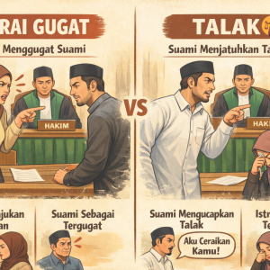 Perbedaan Cerai Gugat dan Cerai Talak